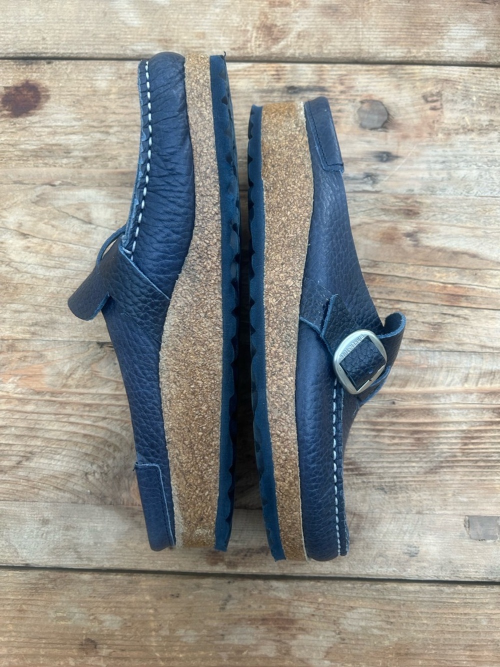 BIRKENSTOCK BUCKLEY SUEDE LEATHER NAVY - Picture 4 of 5